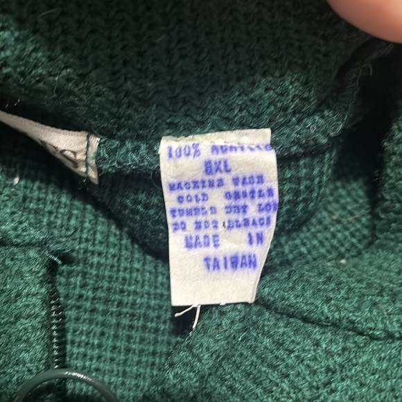 Vintage  Women’s Northern Isles Knit Zip Up Sweater Size XL - Picture 5 of 5